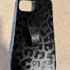 Loopy Case Black Leopard Print Phone Case